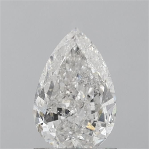 Picture of Natural Diamond 1.10 Carats, Pear with  Cut, F Color, I1 Clarity and Certified by IGI