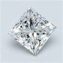 Diamante Natural 1.20 quilates, Princesa , Color H, claridad VS2 y certificado GIA