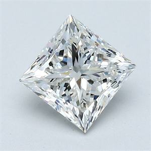 Foto Diamante Natural 1.20 quilates, Princesa , Color H, claridad VS2 y certificado GIA de