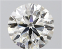 Natural Diamond 0.90 Carats, Round with Very Good Cut, H Color, SI1 Clarity and Certified by IGI