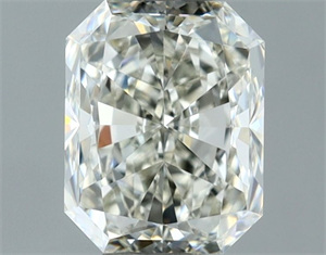 Picture of Natural Diamond 0.90 Carats, Radiant with  Cut, I Color, VVS2 Clarity and Certified by IGI