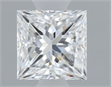 Diamante Natural 0.50 quilates, Princesa , Color E, claridad VS2 y certificado GIA