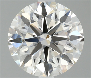 Picture of Natural Diamond 1.23 Carats, Round with Excellent Cut, H Color, VS1 Clarity and Certified by IGI