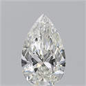 Natural Diamond 0.70 Carats, Pear with  Cut, I Color, SI1 Clarity and Certified by GIA