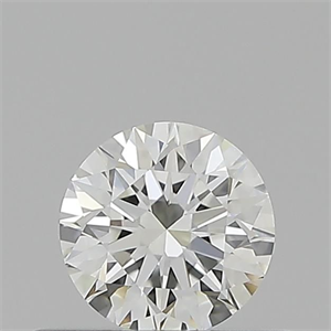 Picture of Natural Diamond 0.41 Carats, Round with Excellent Cut, I Color, VVS2 Clarity and Certified by GIA