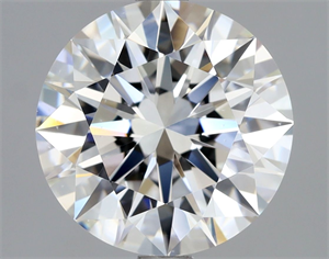 Picture of Natural Diamond 3.01 Carats, Round with Excellent Cut, F Color, VS2 Clarity and Certified by GIA