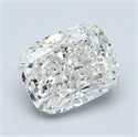 Natural Diamond 1.50 Carats, Cushion with  Cut, I Color, VVS2 Clarity and Certified by GIA