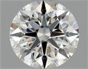 Diamante Natural 0.65 quilates, Redondo , Color F, claridad IF y certificado GIA