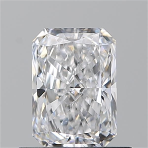 Picture of Natural Diamond 0.73 Carats, Radiant with  Cut, D Color, VS2 Clarity and Certified by GIA