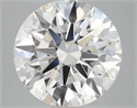 Lab Grown Diamond 4.06 Carats, Round with Ideal Cut, D Color, VS1 Clarity and Certified by IGI