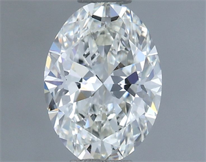 Foto Diamante Natural 0.72 quilates, Ovalado , Color H, claridad IF y certificado IGI de