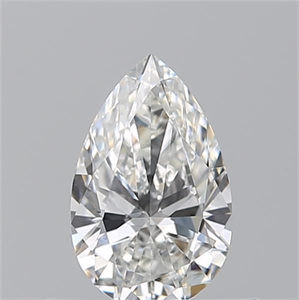 Picture of Natural Diamond 0.50 Carats, Pear with  Cut, G Color, VVS1 Clarity and Certified by GIA