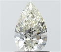 Diamante Natural 0.63 quilates, De pera , Color J, claridad VVS1 y certificado IGI
