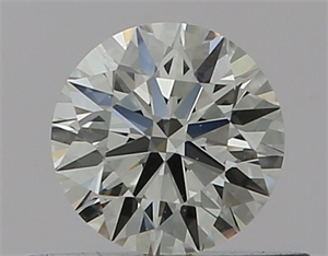 Picture of Natural Diamond 0.41 Carats, Round with Excellent Cut, I Color, VVS1 Clarity and Certified by GIA