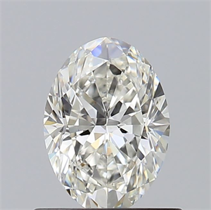 Picture of Natural Diamond 0.64 Carats, Oval with  Cut, H Color, VVS1 Clarity and Certified by GIA