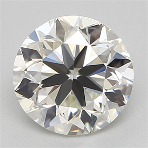 Foto Diamante Natural 0.71 quilates, Redondo , Color J, claridad IF y certificado GIA de