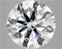 Lab Grown Diamond 4.86 Carats, Round with Ideal Cut, E Color, VS1 Clarity and Certified by IGI
