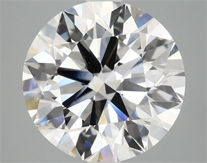 Picture of Lab Grown Diamond 4.86 Carats, Round with Ideal Cut, E Color, VS1 Clarity and Certified by IGI
