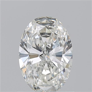 Picture of Natural Diamond 0.90 Carats, Oval with  Cut, H Color, VS2 Clarity and Certified by GIA