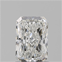 Natural Diamond 1.05 Carats, Radiant with  Cut, G Color, SI2 Clarity and Certified by GIA