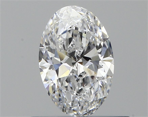 Picture of Natural Diamond 0.50 Carats, Oval with  Cut, D Color, VVS2 Clarity and Certified by GIA