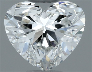 Picture of Natural Diamond 0.61 Carats, Heart with  Cut, G Color, SI1 Clarity and Certified by GIA