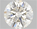 Natural Diamond 0.74 Carats, Round with Excellent Cut, K Color, SI1 Clarity and Certified by GIA
