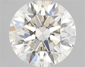 Picture of Natural Diamond 0.74 Carats, Round with Excellent Cut, K Color, SI1 Clarity and Certified by GIA