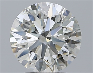 Foto Diamante Natural 2.50 quilates, Redondo , Color J, claridad SI1 y certificado GIA de