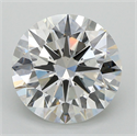 Lab Grown Diamond 6.01 Carats, Round with Excellent Cut, E Color, VS2 Clarity and Certified by IGI