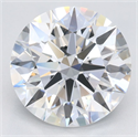 Lab Grown Diamond 2.99 Carats, Round with Excellent Cut, D Color, VVS1 Clarity and Certified by GIA