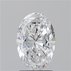 Picture of Natural Diamond 2.01 Carats, Oval with  Cut, E Color, VS2 Clarity and Certified by GIA