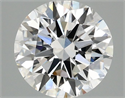 Lab Grown Diamond 2.01 Carats, Round with Excellent Cut, D Color, VVS2 Clarity and Certified by IGI