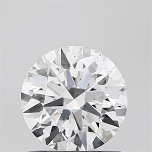 Picture of Lab Grown Diamond 0.84 Carats, Round with Ideal Cut, D Color, VVS2 Clarity and Certified by IGI