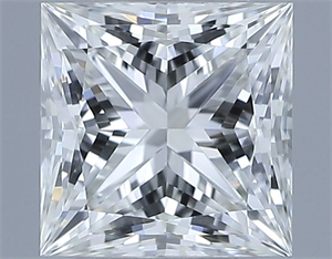 Foto Diamante Natural 0.53 quilates, Princesa , Color H, claridad VVS1 y certificado IGI de