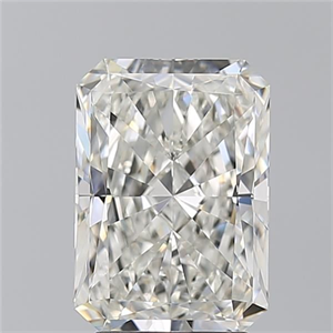 Picture of Natural Diamond 3.21 Carats, Radiant with  Cut, H Color, SI1 Clarity and Certified by GIA