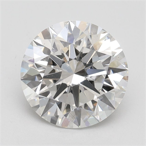 Picture of Lab Grown Diamond 2.32 Carats, Round with Ideal Cut, F Color, VS2 Clarity and Certified by IGI