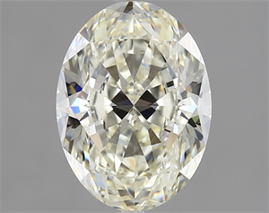 Picture of 1.70 Carats, Oval Diamond with  Cut, K Color, SI1 Clarity and Certified by GIA