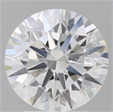 Lab Grown Diamond 3.10 Carats, Round with Ideal Cut, E Color, VVS2 Clarity and Certified by IGI