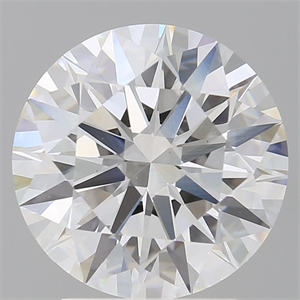 Picture of Lab Grown Diamond 3.10 Carats, Round with Ideal Cut, E Color, VVS2 Clarity and Certified by IGI