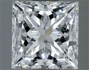 Picture of Natural Diamond 1.01 Carats, Princess with  Cut, G Color, VVS2 Clarity and Certified by GIA