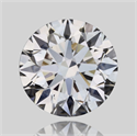 Natural Diamond 0.40 Carats, Round with Excellent Cut, D Color, VVS2 Clarity and Certified by GIA