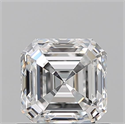 Natural Diamond 0.80 Carats, Asscher with  Cut, F Color, VVS1 Clarity and Certified by GIA