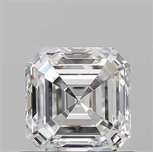 Picture of Natural Diamond 0.80 Carats, Asscher with  Cut, F Color, VVS1 Clarity and Certified by GIA