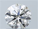 Natural Diamond 0.70 Carats, Round with Excellent Cut, I Color, VVS1 Clarity and Certified by GIA
