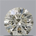 Natural Diamond 0.55 Carats, Round with Excellent Cut, J Color, VS1 Clarity and Certified by IGI