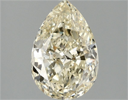 Picture of Lab Grown Diamond 2.04 Carats, Pear with  Cut, Fancy Intense Yellow Color, VVS2 Clarity and Certified by IGI
