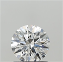 Lab Grown Diamond 1.01 Carats, Round with Ideal Cut, D Color, VS1 Clarity and Certified by IGI