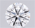 Lab Grown Diamond 2.64 Carats, Round with Ideal Cut, E Color, VS1 Clarity and Certified by IGI
