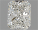 Natural Diamond 0.70 Carats, Radiant with  Cut, H Color, IF Clarity and Certified by GIA